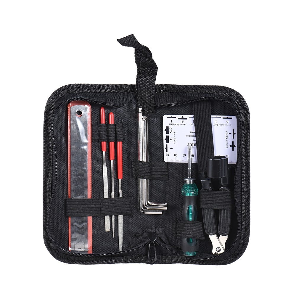 Tool Kit for Guitar Bass Mandolin Banjo for String Instrument Cleaning ...