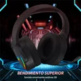 thumbnail image 2 of Audífono gamer inalámbrico Huo Ji X7 negro con luz rgb LED, 2 of 8