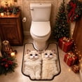 thumbnail image 6 of Diatomaceous Earth Toilet Cover Absorbent Bath Mat Non-Slip U-Shaped Toilet Rug Quick Dry Entryway Doormat for Bathroom Floor, 6 of 6