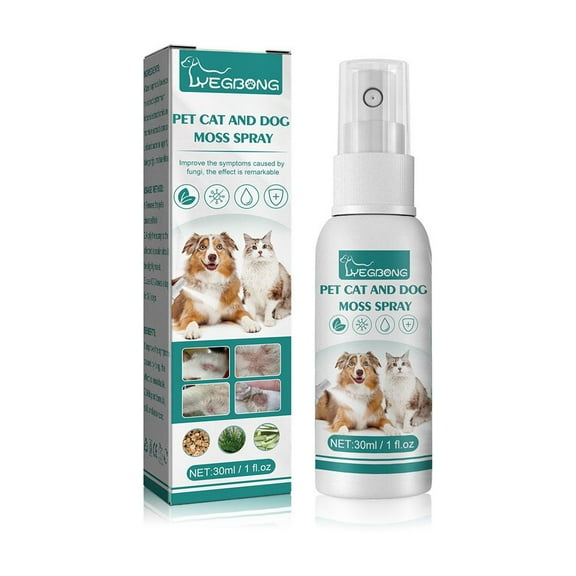 Pets Wound Spray Moss Spray Promote Healing Itch Relief Hot Spot for Cats &