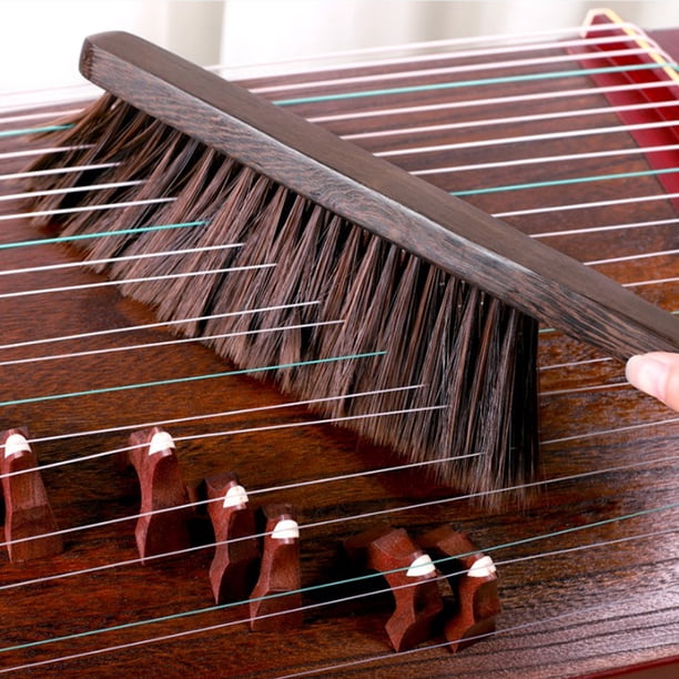 Cepillo de madera Ehuebsd para limpieza Guzheng cerdas suaves ergonómicas