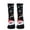 Black, variant on MZXELPRJD No Show Socks Womens Warm Christmas Fashion Windproof Printing Mid Tube Socks Long Tube Cotton, Soccer Socks Black