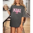 thumbnail image 4 of Trendy Floral Mama Shirt for Women Pink Bow Graphic Tee Pepper Shirt Adult 2X-Large, 4 of 4