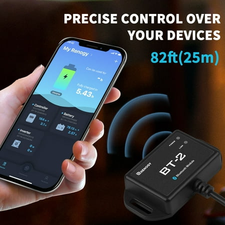 Renogy - BT-2 Bluetooth Module - Black