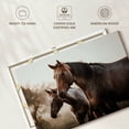 thumbnail image 6 of Elephant Stock Brown Mare And Foal Horses Wall Art - Horizontal Canvas Wall Art - Living Room Wall Decor - Photography Animal Canvas - Brown And Gray Decor - 36" x 24", 6 of 8