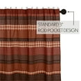 thumbnail image 4 of VHC Brands Beckham Country 20"x30" Bathmat Red Ruched Ruffle Cotton Solid Color Rectangle Bath Decor, 4 of 5
