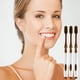 thumbnail image 1 of Juego de cepillos de dientes manuales de cerdas suaves premium con mango dorado delgado, cerdas de alta densidad de 0,18 mm, material TPR, resistente al calor hasta 80 °C, cepillos de dientes para, 1 of 7