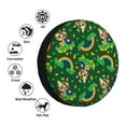 thumbnail image 4 of Lsque Cat St Patrick's day Pattern Tire Covers - Tough Tire Wheel Protector for Truck, SUV, Trailer, Camper, RV-15 inch, 4 of 6