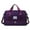 DEEP-PURPLE, variant on Travel Duffle Bag,Weekender Bags for Women with Shoe Compartment,Carry on Overnight Bag ,Gym Duffel Bag, Hospital Bags for Labor and Delivery Organizer Luggage Durable
