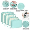 thumbnail image 3 of TSV 7pcs Packing Cubes for Suitcases, Light Packing Cubes for Travel, Luggage Organizer Bags Set, Lake Blue, 3 of 8