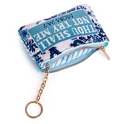 Hi Peach Layne Thou Shall Not Try Me Mothers Day Gift Needlepoint Keychain Pouch