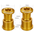 thumbnail image 5 of Mountainous Bicycle Disc Nail Piñón de una Sola Velocidad Aleación de Aluminio Color Diente Disco Tornillo Desmontaje Juego de Herramientas Plata A, 5 of 5