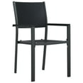 thumbnail image 2 of vidaXL 3 Piece Garden Dining Set Black, 2 of 5