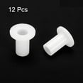 thumbnail image 3 of 12pcs Flanged Sleeve Bearings Plastic Bushings ID 10mm x OD 13.1mm x Length 25.1mm Nylon Bushings, White, 3 of 6