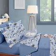 thumbnail image 4 of Viviland Kids Comforter Bed Set Full Size for Boys, 8 Pieces Bed in a Bag with Shams, Sheet Set and 1 Decorative Toy Throw Pillow, Dinosaur Blue Super Full Soft Microfiber Kids Comforter Bedding Set, 4 of 5