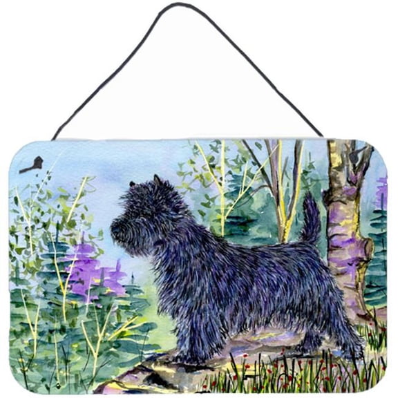 Cairn Terrier Indoor Aluminium Metal Wall Or Door Hanging Prints