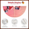 thumbnail image 3 of Sikiie Cool Flamingos Sunglasses Scene Christmas Tree Skirt, Christmas Tree Decorations, Christmas Decor, Tree Mat Decoration(30-48IN)-36", 3 of 6