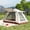 Beige, variant on Pop up Canopy Large Instant Camping Tent,Beige 4-5 Person Family Tents for Camping with 4 Doors,7.87'x7.87'x5.1' Anti-UV Waterproof Easy Setup Camping Tent for Outdoor Beach Picnic Hiking Backpacking