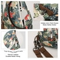 thumbnail image 3 of KL928 Canvas Sling Backpack for Men Women Floral Printed Crossbody Small Backpack, 3 of 6