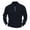 Navy Knit Sweater, variant on YLSDY Men's Knit Sweater Long Sleeve Half Zip Pullover Ribbed Sweater Tops Black XL