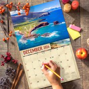 2026 Hawaii Wall Calendar 16-Month X-Large Size 14x22, Beach Calendar by The KING Company-Monster Calendars
