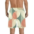 thumbnail image 3 of JRXY Men's 70s Retro Swirl Color Abstract Beach Board Shorts with Pockets Xl, 3 of 7