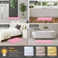 thumbnail image 7 of Bath Mat By LuxUrux-Extra-Soft Plush Bath Shower Bathroom Rug,1'' Chenille Microfiber Material, Super Absorbent Shaggy Bath Rug. Machine Wash & Dry (15 x 23, Pink), 7 of 7