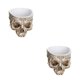 thumbnail image 4 of Bewildely Llamativa maceta con forma de calavera, maceta de resina única para plantas, maceta con cabeza de calavera de amplia aplicación M 4 m 4 2piezas, 4 of 6