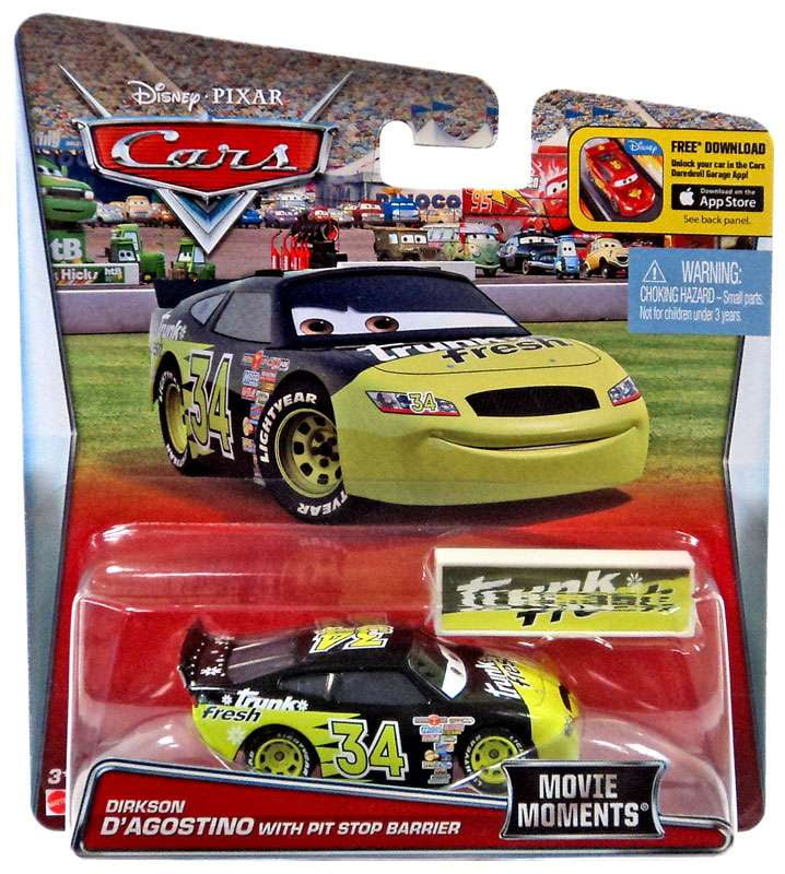 Disney Cars Movie Moments Dirkson D Agostino Diecast Car With Pit Stop Barrier Walmart Com Walmart Com disney cars movie moments dirkson d agostino diecast car with pit stop barrier walmart com