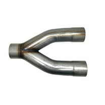 Exhaust Y Pipe 3.00 Single Inlet to 3.00 Dual Outlets WYP-300 Steel Wesdon Exhaust Y Pipe
