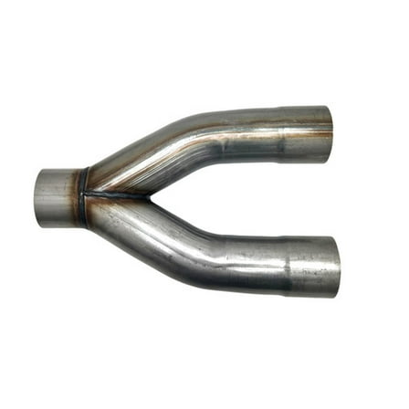 Exhaust Y Pipe 3.00 Single Inlet to 3.00 Dual Outlets WYP-300 Steel Wesdon Exhaust Y Pipe