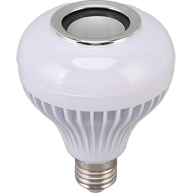 LED Music Light Bulb with Built in Bluetooth Speaker, Multiple Color APP Dual Control Smart Bulb, 12