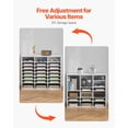 thumbnail image 6 of Literature Organizer, 24 Compartments Office Mailbox with Adjustable Shelves, Wooden Mailbox Sorter Medium Density Fiberboard Office Home Classroom Storage for Files, Documents, Papers, White, 6 of 7