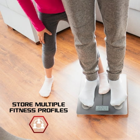 FitRx Smart Scale, Bluetooth Digital Scale for Body Weight, BMI, and More with App Control