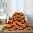 thumbnail image 7 of Halloween Blanket Throw Blanket for Couch Sofa and Bed, bat star halloween Halloween Plush Throw Blanket, Halloween Decor Fuzzy Cuteness Comfy Flannel Blanket, 7 of 7