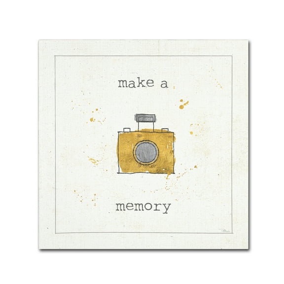Trademark Fine Art 'Lil Memos Make a Memory' Canvas Art by Pela Studio