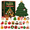 Christmas Tree, variant on 24 Days of Christmas Squish Advent Calendar, North Pole House Shaped Countdown Box with 24 Sparkly Squish Toys, Kids Christmas Surprise Gift