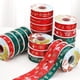 thumbnail image 3 of Christmas Thin Ribbon 25 Yard Holiday Christmas Gift Wrapping Ribbon Soft Crafts Xmas Polyester Satin Hair Bow Clip Accessory for Xmas DIY Craft Decor, 3 of 5