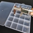 thumbnail image 5 of LICEWO 24Grids Plastic Jewelry Bead Storage for Case Box Organizers Container for Pills, 5 of 7
