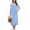 Light Blue, variant on Cotton Nightgowns for Women Vintage Victorian Nightgown Short Sleeve Lace Night Gown Long Nightdress Soft Nightshirt