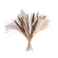 thumbnail image 2 of Decoración de pasto pampa falso con colas de conejo, 38-43 cm, beige, tallos de seda y metal, centro de mesa boho para bodas y hogar, paquete de 1, 2 of 6