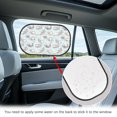 thumbnail image 4 of Yuyamidu Otter Car Window Shade Cute Auto Side Window Sunshades Blocks Sun and Heat 2 PCS Blue Vehicle Car Side Window Sun Shield Car Interior Accessories Decor, 4 of 7