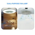 thumbnail image 3 of Mistaha E27 Lamp Head Ceiling Dual-purpose Fan Lamp 3-Gear Adjustment Small Ceiling Fan Light for, 3 of 6