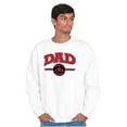 thumbnail image 4 of Father's Day Worlds Greatest All Star Men's Big & Tall Crewneck Sweatshirt Brisco Brands 3X, 4 of 5