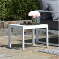 thumbnail image 2 of Elle Decor Paloma Outdoor Side Table White, 2 of 7