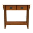 thumbnail image 2 of Larina Olive Ash Burl 2- Drawer Console Table, 2 of 3