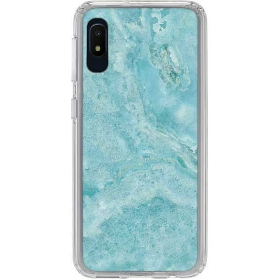 Skinit Marble Crystal Turquoise Galaxy A10e Clear Case