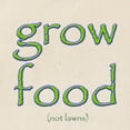 thumbnail image 2 of CafePress - Grow Food Not Lawns Tote Bag - Unisex Canvas Tote Bag, Beige, 1-Piece, 2 of 7