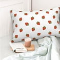 thumbnail image 4 of Cauagu Hand Drawn Strawberry Print Pillow Covers with Envelope Closure,1PC Pillow Cases Decorative Pillow Case for Bed & Couch, Pillows Not Included-14"x20", 4 of 6