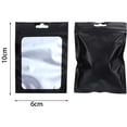 thumbnail image 2 of 400 Pieces Resealable Food Storage Bags with Clear Window Coffee Beans Packaging Pouch (Black, 2.4 x 4 Inch), 2 of 7